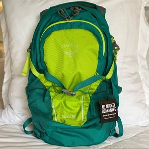 NEW, IN BAG — (1) Osprey Daylite®: Hostas Green, New w/ tags, Discontinued color